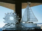Sailboat and Sun Custom