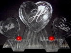 Monogram with Candles 30x30 $475.00